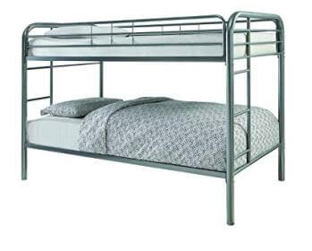 Coaster Silver Metal Twin Bunk Bed