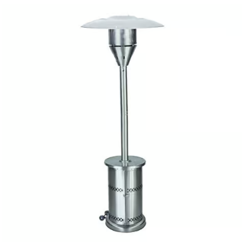 48000 BTU Propane Stainless Steel Freestanding Patio Heater
