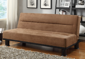 Homelegance Callie Brown Microsuede Sofa Bed