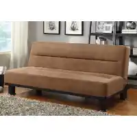 Homelegance Callie Brown Microsuede Sofa Bed