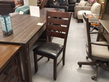 Homelegance Espresso Finish Side Chair with 4-Slat Back Design