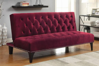 Coaster Park Place Burgundy Sofa Bed