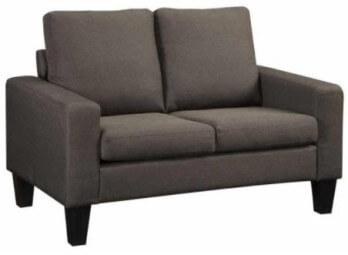 Coaster Bachman Chocolate Brown Fabric Loveseat