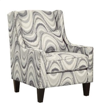 Coaster Grey Swirl Wingback Accent Chair