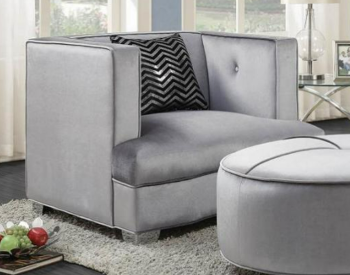 Coaster Georgia Silver Chair
