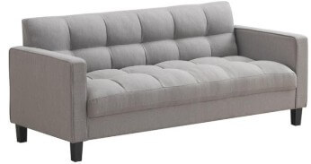 Coaster Montego Silver Fabric Sofa