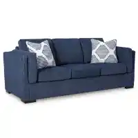 Ashley Emma Washable Nuvella Navy Sofa