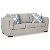 Ashley Emma Washable Nuvella Pewter Sofa