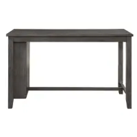 Homelegance Timbre Charcoal Counter-Height Dining Table with Storage
