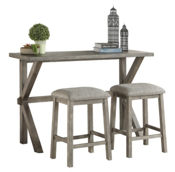 Homelegance Palmer Counter-Height Dining Set with 2 Barstools