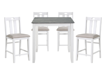 Homelegance Lowell Counter-Height Dining Set with 4 Barstools