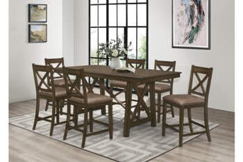 Homelegance Levittown Counter-Height Dining Set with 4 Barstools