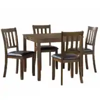 Homelegance Faust Dining Set with 4 Chairs
