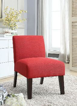 Acme Red Accent Chair