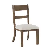 Homelegance Quinn Light Brown Finish Dining Set with 1 Leaf & 6 Chairs