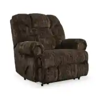 Ashley Mason Oversized Dark Brown Chenille Recliner