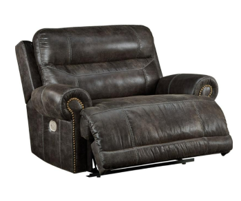 Ashley Greenview Charcoal Oversized Power Recliner with Power Headrest