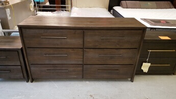 Modus Colton Distressed Pine 6-Drawer Dresser