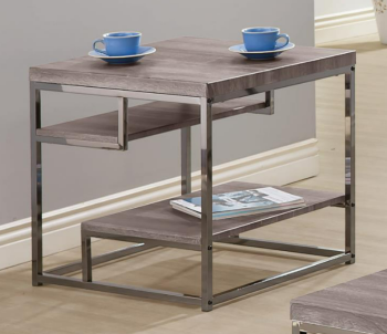 Coaster Weathered Grey End Table