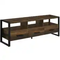 Coaster 60-Inch Dark Pine Finish TV Stand