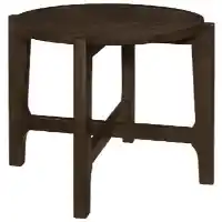 Coaster Costa Dark Brown Round End Table
