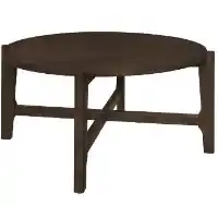 Coaster Costa Dark Brown Round Coffee Table