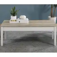 Coaster Stacie Antique Pine & White Coffee Table