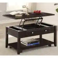 Coaster Walnut Finish Lift-Top Coffee Table