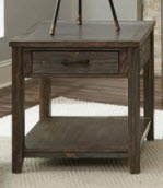 Coaster Nutmeg Finish Hardwood End Table