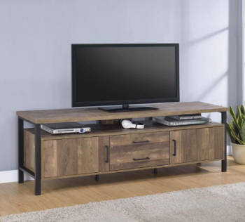 Coaster Rustic Oak 71-Inch TV Stand