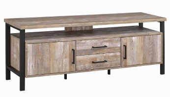 Coaster Weathered Oak Look 59-Inch TV Stand