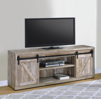 Coaster Calliope Weathered Oak 71-Inch TV Stand