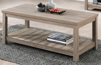 Coaster Colter Greige Finish Coffee Table