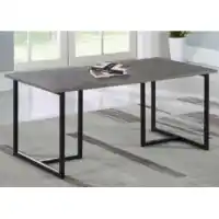 Coaster Nyla Grey & Black Metal Coffee Table