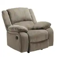 Ashley Drayson Pewter Fabric Rocker Recliner