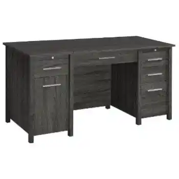Coaster Weathered Grey Executive Desk