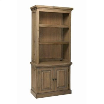 Coaster Rustic Smoke Hardwood Bookcase