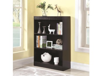 Coaster Dark Cappuccino 3-Shelf Bookcase