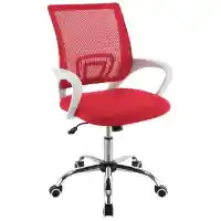 Coaster Felton Red Mesh Adjustable Desk Chair