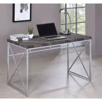 Coaster Rustic Herringbone Finish Writing Desk
