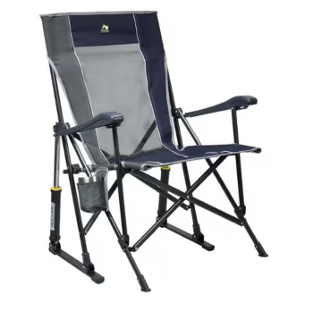 GCI Outdoor RoadTrip Midnight Blue Folding Rocker