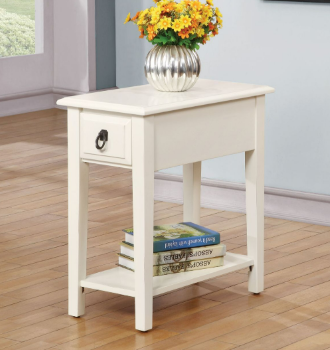 Acme Jeana White End Table
