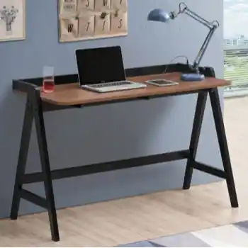 Coaster Black & Walnut Finish Writing Desk