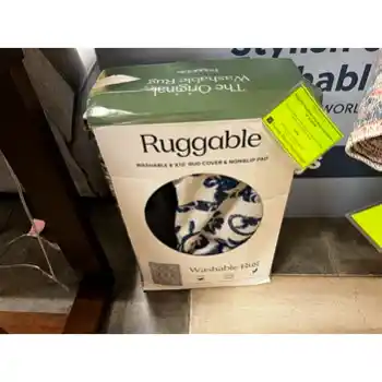 Ruggable Washable Area Rug with Pad 3 x 5