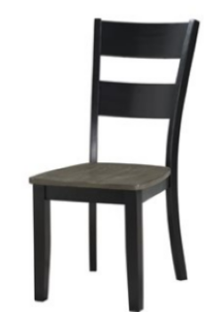 Emerald Merrill Creek Ebony & Charcoal Side Chairs (set of 2)(blemish)