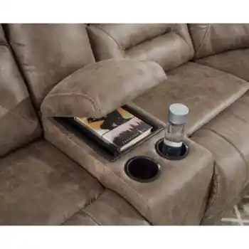 Ashley Raven 3-Piece Power Reclining Sectional with Right-Hand Console