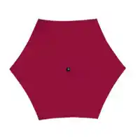 9-Foot Brick Red Tilt Outdoor Umbrella with Metal Frame