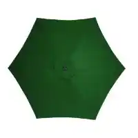 9-Foot Dark Green Tilt Outdoor Umbrella with Metal Frame