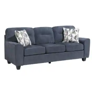 Homelegance Bennett Blue Chenille Sofa