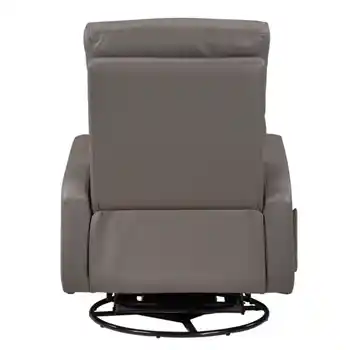 Homelegance Sorrento Mocha Leather Swivel Glider/Recliner